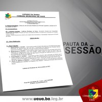 Câmara divulga pauta da sessão desta quarta-feira (27)