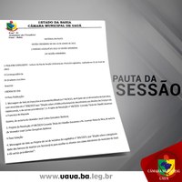 Confira pauta da sessão de amanhã, 14