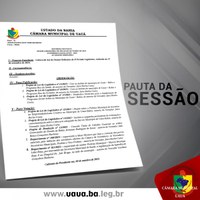 Pauta 25ª sessão ordinária 