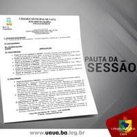 Matérias em pauta sessão ordinária do dia 24 de abril de 2024